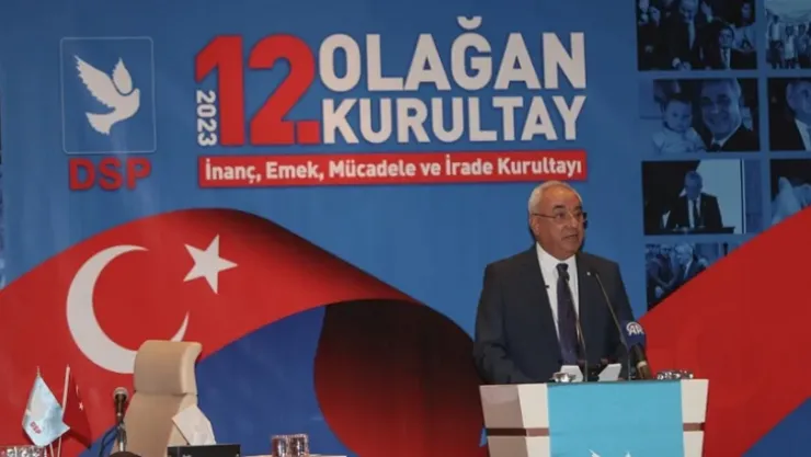 Önder Aksakal yeniden DSP Genel Başkanı