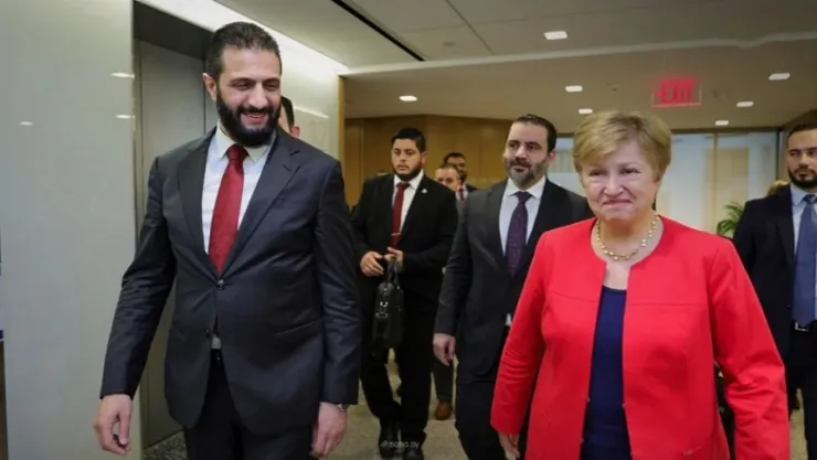 Şara, IMF Başkanı ile görüştü