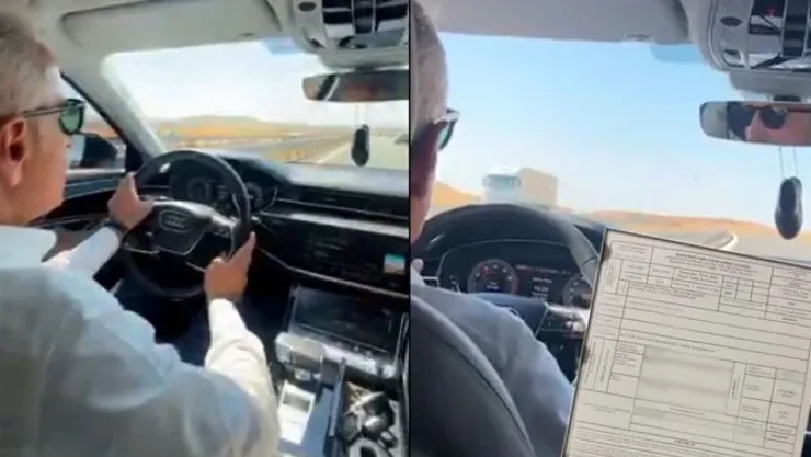 Ulaştırma Bakanı'na 'aşırı hız' cezası