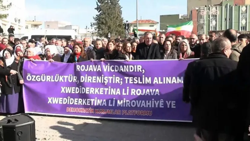 DEM'den Nusaybin'de Erdoğan ve Bahçeli'ye ağır eleştiri