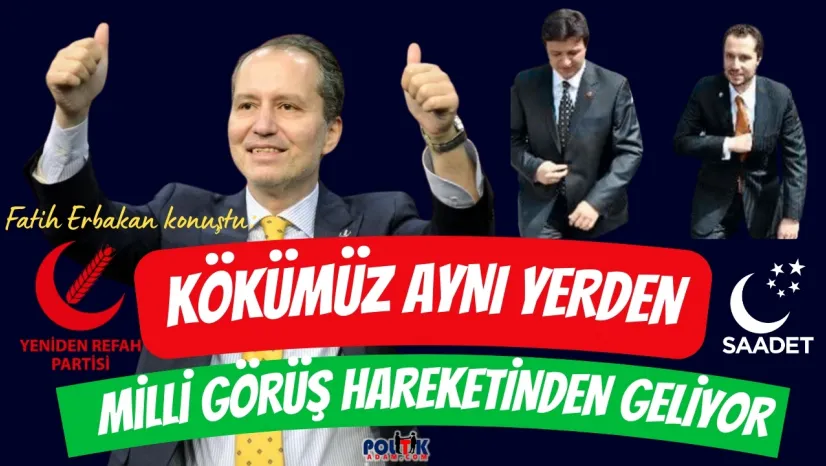 Fatih Erbakan: Cumhur İttifakı ile Bir Araya Gelmeyeceğiz