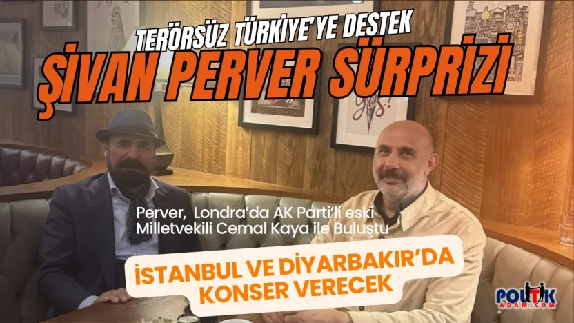 'Terörsüz Türkiye' Sürecine Şivan Perwer'den Konser Desteği!