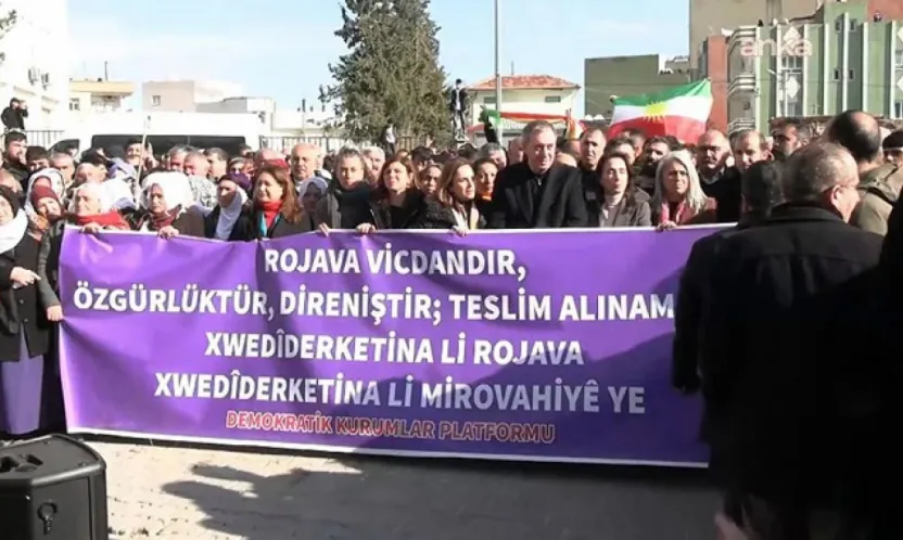 DEM'den Nusaybin'de Erdoğan ve Bahçeli'ye ağır eleştiri