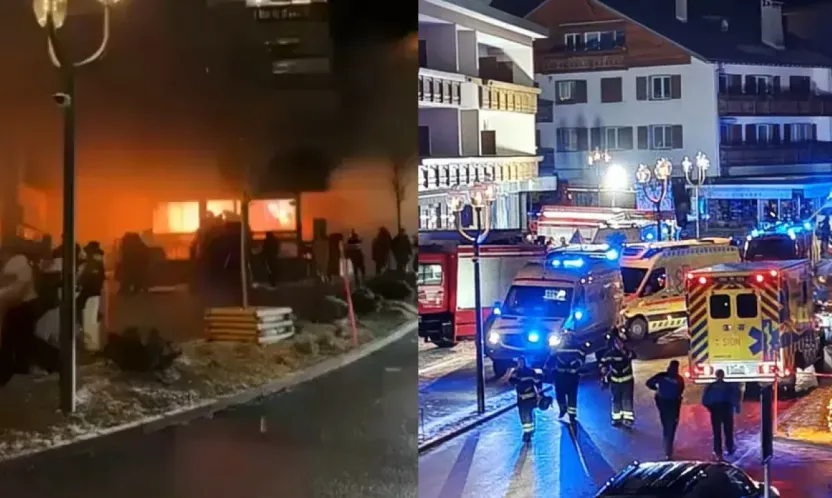 İsviçre kayak merkezinde yangın faciası: 40 ölü