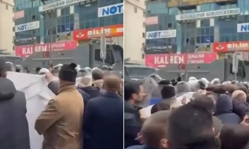 Suriye'deki gelişmeleri protesto eden Abdullah Zeydan gözaltında